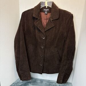 Vintage Polo Jeans Co Ralph Lauren Women’s Corduroy Blazer Size 10 Old Money 90s